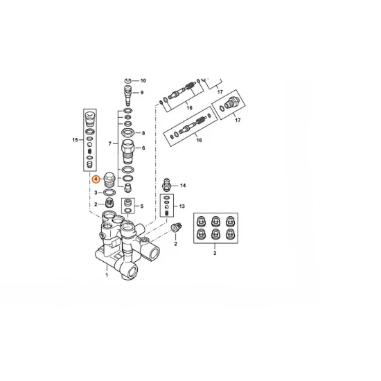 Stihl  Śruba zamykająca 4788 708 5801
